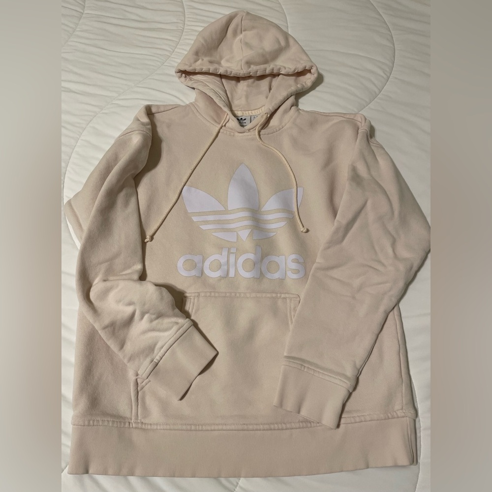 Adidas hoodie - ivory Small